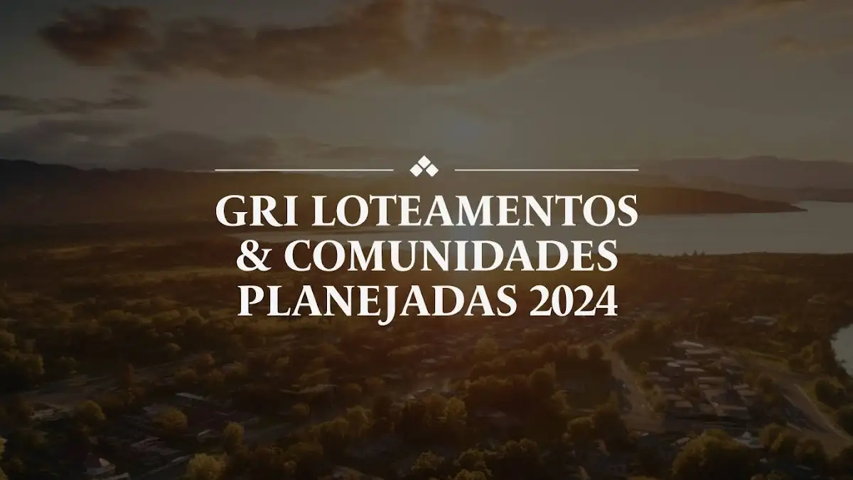 Logotipo do evento GRI Loteamentos & Comunidades Planejadas 2024